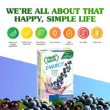 True Lemon Energy Blueberry Acai – Mess-Free Pre-Workout Packets for the Yoga Studio and Gym Floor