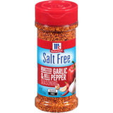 McCormick Salt Free Roasted Garlic & Bell Pepper Seasoning – Mess-Free Dry Rub for Outdoor BBQ and Tailgating
