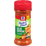 McCormick Perfect Pinch Salad Supreme Seasoning for Fast Home Cooking and Lunchbox Packing, 4.34 oz
