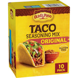 Old El Paso Original Taco Seasoning Mix 10 Pack – Pantry-Stable Bulk Pack for Subscription-Savvy Shoppers