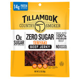 Tillamook Country Smoker Sugar Free Beef Jerky – Guilt-Free Low-Carb Snack for Evening Wind-Down and Recovery