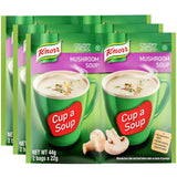 Knorr Mushroom Soup Mix 1.52oz Pouches – Soothing Warm Soup for Family Dining Area and Shabbat Prep
