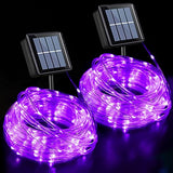 QITONG Solar Fairy Lights – 200 LED Indoor and Outdoor Home Ambiance Lighting, Twinkle and Fade