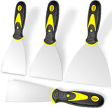 Stainless Steel Spackle Knife Kit – Quick-Change Blade Widths for Fast Property Maintenance Turnover
