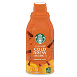 Starbucks Cold Brew Pumpkin Spice Concentrate – Elegant Seasonal Gift for Mom, 32 oz Limited Edition Fall Release