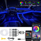 Lotus Lantern RGB Interior Lighting – Stress-Free Mood Boost for Daily Drivers, Music-Reactive Ambient Kit