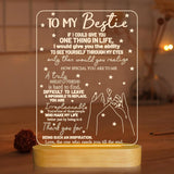 to My Bestie Gifts Comfort Glow Lamp – Bereavement Support Keepsake, Soft Warm Light for Grief and Healing