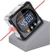 HERRMILL Digital Angle Finder with Dual Laser - Unique Holiday Gift for Him, Pocket Measuring Tool for DIYers and Carpenters
