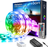 dalattin 25ft LED Light Strip for Bed Frame and Ceiling, Calming Color Changing Mood Lighting for Sleep