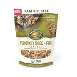 Nature's Path Organic Pumpkin Seed + Flax Granola – Kid-Friendly Yogurt Parfait Topper, Plant Protein for Growing Kids