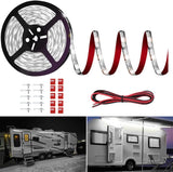 Waterproof RV Exterior LED Lights 20FT 13FT 12V – Birthday Gift for Motorhome Owners and Backyard Party Hosts