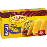Old El Paso Stand 'N Stuff Taco Shells for Wellness-Minded Weeknight Dinners, 20-count