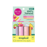 eos Natural Shea Lip Balm 3 Flavor Pack – Dermatologist-Recommended Lip Moisturizer for Mindful Morning and Evening Skincare Rituals