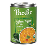 Pacific Foods Organic Poblano Pepper and Corn Chowder – Quick Vegetarian Weeknight Dinner for Picky Eaters and Parents