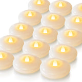 Homemory Flameless LED Tea Lights – Relaxing Bedroom Wind-Down Decor, Warm White Glow for Mindfulness and Meditation