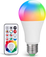 SUNNEST Smart Mood Light Bulb – Hallway and Dining Room Accent Lighting, 120 Color RGBW with IR Remote and Memory