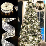Aurora Glow Fairy Ribbon Lights – Valentine's Day Gift for Women Who Love Cozy Home Styling, 32ft Battery Operated
