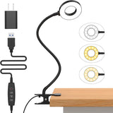 iZELL Battery-Bank-Compatible Clip Light for Outdoor Use – Flexible Gooseneck Lantern for Patio, Tent, and Travel