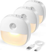 Lyridz LED Stick-On Nightlight – Affordable Practical Birthday Gift for Mom, Grandma, and Elderly Loved Ones