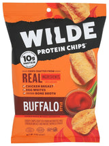 Wilde Snacks Protein Chips Buffalo 4oz – No-Refrigeration Snack for Long Drives and Backcountry Hikes