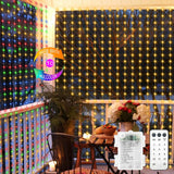 Echosari Single Color Fairy Curtain Lights – Intentional Home Decor with Simple Remote and 4 Brightness Levels