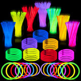 JOYIN Non-Toxic Glow Sticks Bulk Pack – Smokeless Glow in the Dark Alternative to Candles for Halloween Night and Indoor Events