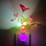 MushroomBloom Simple Plug in Night Light – Uncluttered Mushroom Accent Lamp for Modern Home and Lounge