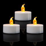 KOABY Battery Tea Lights – Clean Modern Flicker Candles for Intentional Home and Capsule Decor Setup