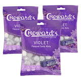 Choward's Violet Mints Candy Bag – Thoughtful Housewarming Gift, 3 Pack of 49 Individually Wrapped Vintage Mints