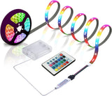 Water Resistant Feel LED Strip Battery Powered – Patio and Outdoor Dining Mood Light for Evening Gatherings