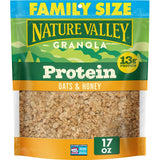 Nature Valley Protein Granola – Healthy Holiday Gift Basket Add-In, Honey Oat Crunch for Fitness Lovers