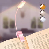 Gritin 9 LED Rechargeable Book Light for Reading in Bed - Calming Amber Light for Partner Friendly Bedtime Reading, Stepless Dimming Rechargeable Book Lamp