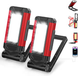 YiaMia Portable Work Light 2 Pack – Emergency Lantern for Car Breakdowns and Storms, Waterproof with 1000-Lumen Beam