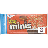 Reese's Puffs Minis Bulk Cereal, Better-For-You Chocolate Peanut Butter Puffs Stocked in the Wellness Pantry, 35 oz