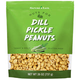 Nature's Eats Dill Pickle Peanuts 26oz – Protein-Rich Shareable Snack for Family Gatherings and Kid-Friendly Parties