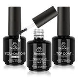 Beetles Professional Gel Manicure Kit – High-End Gift-Ready Polish Set, 28+ Day Wear with Multi-Use Nail Glue