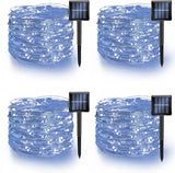 TW SHINE 80 FT Solar String Lights – 240 LED Cool-Touch Copper Wire Outdoor Lights Safe for Patio Use Near Pets