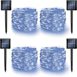 Dazzle Bright Solar String Lights – Camping and Outdoor Dining Ambience, No Outlet Needed