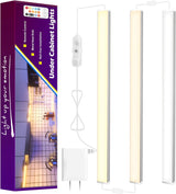 Maylit 12 Inch Ultra Thin Cabinet Lighting – Birthday Gift for Mom and Dad, Touch Dimmer Under Counter LED for Easy Upgrade