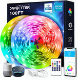 DAYBETTER WiFi LED Strip – Dimmable Ceiling and Shelf Accent Lighting for Cozy Home Atmosphere