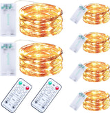 innolife Copper Wire String Lights 6 Pack – Housewarming Gift for Women and Mom, Cozy Bedroom Decor