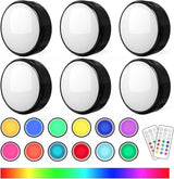 Brilliant Evolution Smoke Free Color Changing Puck Lights, No Flame Battery Night Light for Nursery and Senior Living
