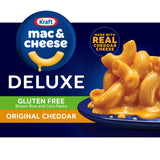 Kraft Deluxe Sharp Cheddar Macaroni & Cheese Dinner for First Apartments and Fast Work-from-Home Lunches