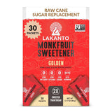 Lakanto Monk Fruit Sweetener Single Serve Sachets – Streamlined Sugar Replacement for Intentional Pantry Storage