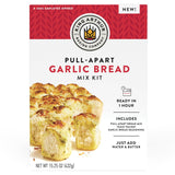 King Arthur Baking Company Pull-Apart Garlic Bread Mix Kit – Easy Family Pizza Night Side for Children