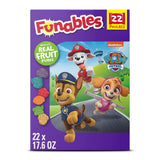 Funables Fruity Snacks PAW Patrol – Kids Snack for Lunchbox and Car Rides, Vitamin-Fortified Gummies 22 Pouches