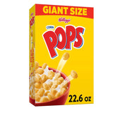 Kellogg's Corn Pops Cereal – Thoughtful Care-Package Snack for College Students, 22.6 oz