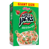 Kellogg's Apple Jacks Apple Cinnamon Cereal – After-School Pantry Snack for Kids, 23oz Giant Size