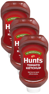 Hunt's Tomato Ketchup 32 oz Squeeze Bottle – No-Preservative Family Condiment for Playdate Snacks and Tater Tot Dinners