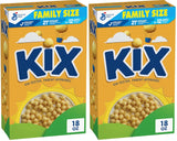 Kix Crispy Corn Cereal Puffs – Wholesome Weekday Breakfast Before School, 18 oz Family Pack